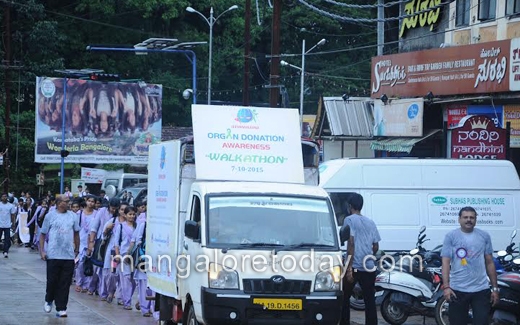  AJ Hospital holds  organ donation awareness Walkathon 1